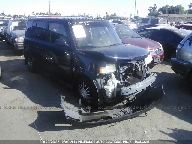 JTLKT324850201609 - 2005 TOYOTA SCION XB BLUE photo 1