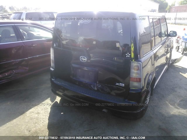 JTLKT324850201609 - 2005 TOYOTA SCION XB BLUE photo 4