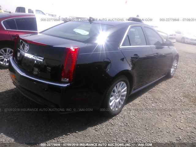 1G6DH5EG1A0118642 - 2010 CADILLAC CTS LUXURY COLLECTION BLACK photo 4