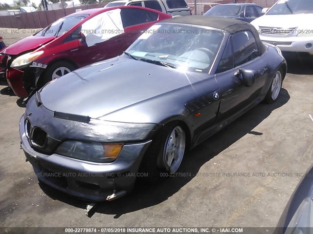 4USCH9330XLF79187 - 1999 BMW Z3 2.3 GRAY photo 2