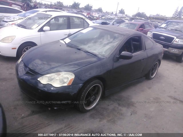 JH4DC53092C038778 - 2002 ACURA RSX TYPE-S BLACK photo 2