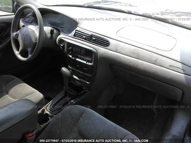 1G1NE52M7X6208817 - 1999 CHEVROLET MALIBU LS BLACK photo 5