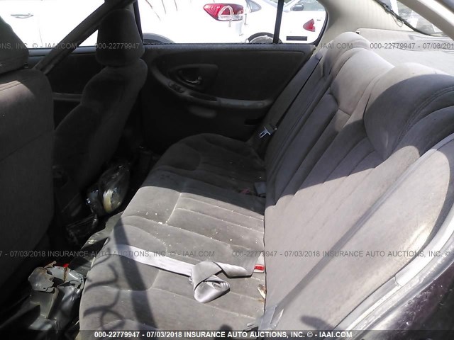 1G1NE52M7X6208817 - 1999 CHEVROLET MALIBU LS BLACK photo 8