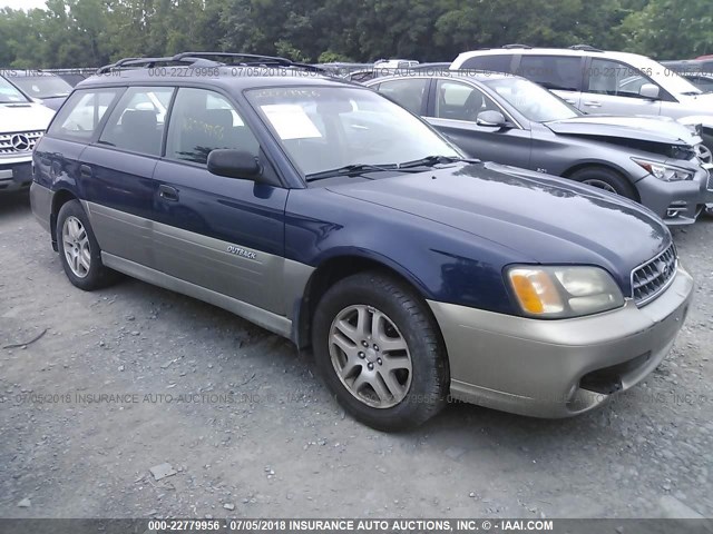 4S3BH675547633676 - 2004 SUBARU LEGACY OUTBACK AWP 蓝色 照片 1