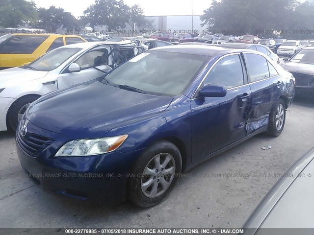 4T1BE46K17U083091 - 2007 TOYOTA CAMRY NEW GENERAT CE/LE/XLE/SE BLUE photo 2