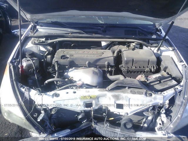 4T1CE38PX5U958009 - 2005 TOYOTA CAMRY SOLARA SE/SLE თეთრი ფოტო 10