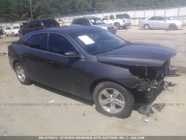 1G11A5SA3DF317318 - 2013 CHEVROLET MALIBU LS GRAY photo 1