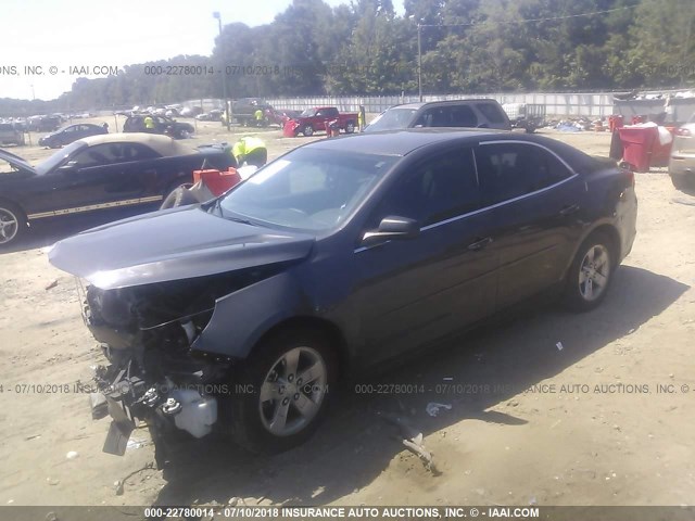 1G11A5SA3DF317318 - 2013 CHEVROLET MALIBU LS GRAY photo 2