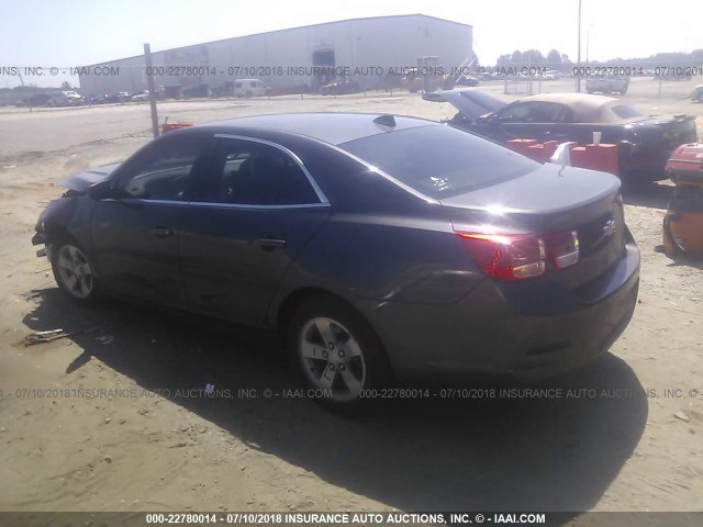1G11A5SA3DF317318 - 2013 CHEVROLET MALIBU LS GRAY photo 3