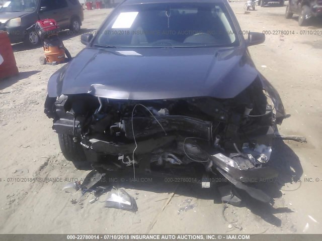 1G11A5SA3DF317318 - 2013 CHEVROLET MALIBU LS GRAY photo 6