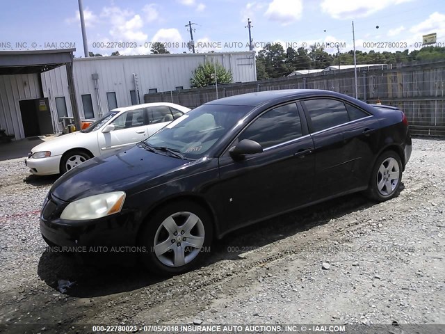 1G2ZG58B474119487 - 2007 PONTIAC G6 SE BLACK photo 2