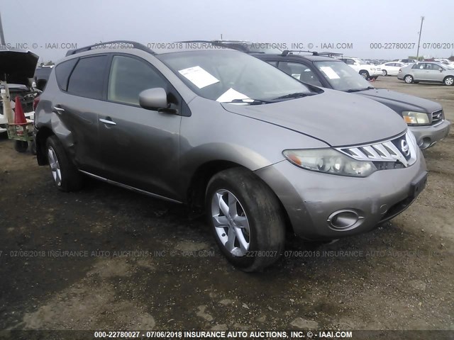 JN8AZ18WX9W148728 - 2009 NISSAN MURANO S/SL/LE GRAY photo 1