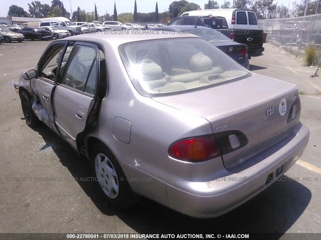 1NXBR12E1XZ157256 - 1999 TOYOTA COROLLA VE/CE/LE 棕色 照片 3