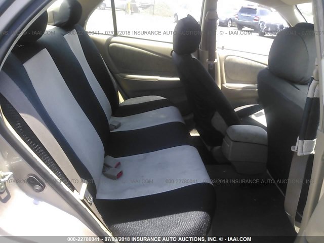 1NXBR12E1XZ157256 - 1999 TOYOTA COROLLA VE/CE/LE 棕色 照片 8