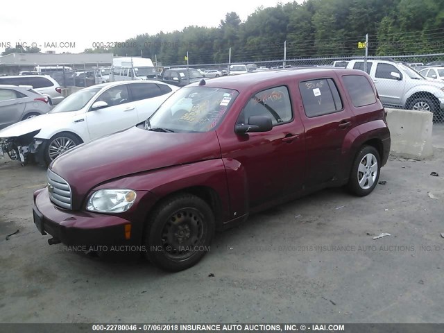 3GNCA13B69S579716 - 2009 CHEVROLET HHR LS Qırmızı foto 2