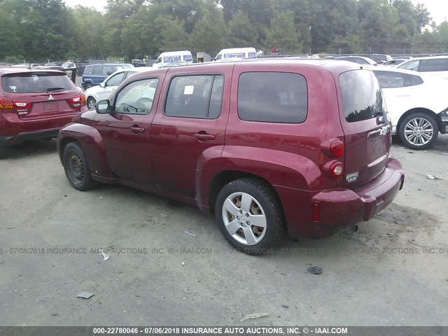 3GNCA13B69S579716 - 2009 CHEVROLET HHR LS Qırmızı foto 3