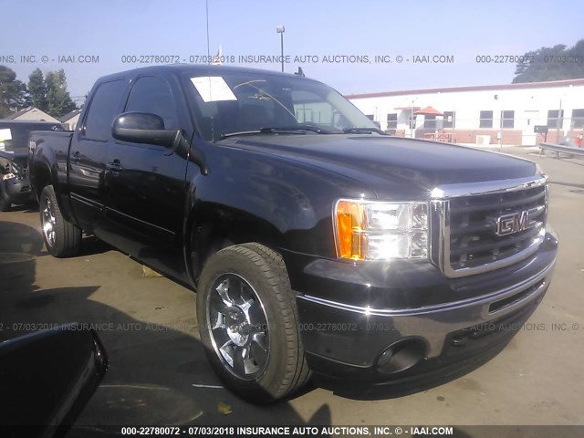 3GTEK33389G219739 - 2009 GMC SIERRA K1500 SLT BLACK photo 1