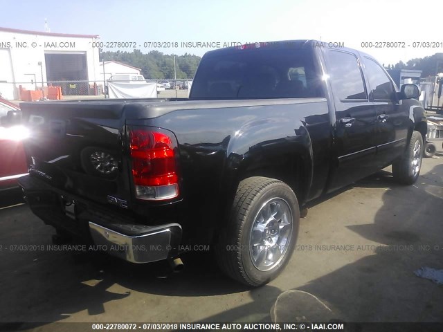 3GTEK33389G219739 - 2009 GMC SIERRA K1500 SLT BLACK photo 4