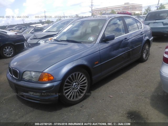 WBAAV53421JS92051 - 2001 BMW 330 I BLUE photo 2