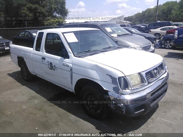 1N6DD26S6XC320469 - 1999 NISSAN FRONTIER KING CAB XE/KING CAB SE WHITE photo 1