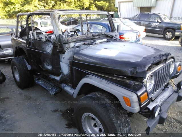 1J4FA49SX4P766229 - 2004 JEEP WRANGLER / TJ SPORT BLACK photo 6