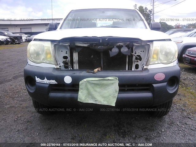 5TEJU62NX7Z388840 - 2007 TOYOTA TACOMA DOUBLE CAB PRERUNNER WHITE photo 6