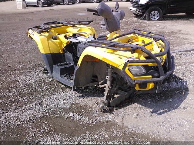 3JBEPCM11BJ000566 - 2011 CAN-AM OUTLANDER MAX 400 XT YELLOW photo 1