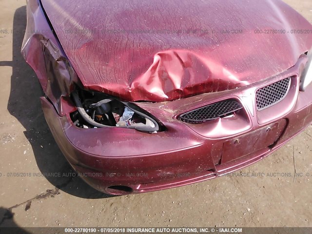 1G2NE52F03C228531 - 2003 PONTIAC GRAND AM SE RED photo 6