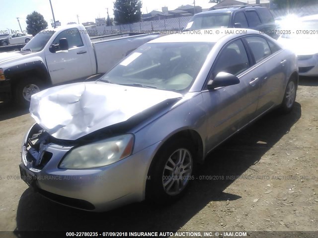 1G2ZG528354158422 - 2005 PONTIAC G6 SILVER photo 2