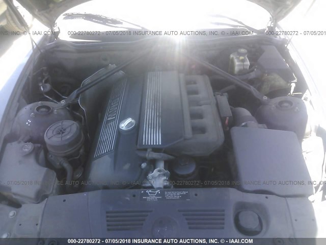 4USBT33463LR64938 - 2003 BMW Z4 2.5 BLUE photo 10