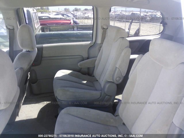 KNDMB233566070242 - 2006 KIA SEDONA EX/LX SILVER photo 8