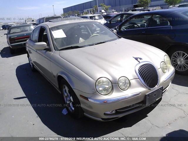 SAJDA01N92FM23654 - 2002 JAGUAR S-TYPE GOLD photo 1