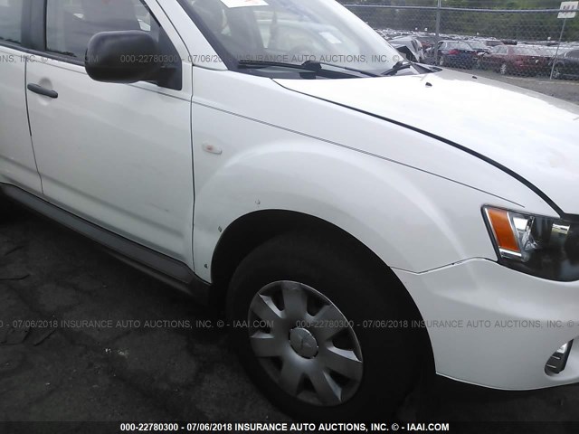 JA4AS2AW0AZ002397 - 2010 MITSUBISHI OUTLANDER ES Ağ foto 6