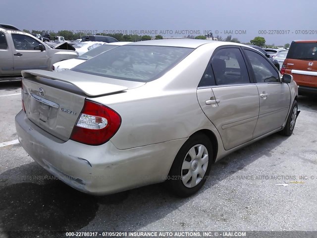 4T1BE32K43U673943 - 2003 TOYOTA CAMRY LE/XLE/SE 棕色 照片 4