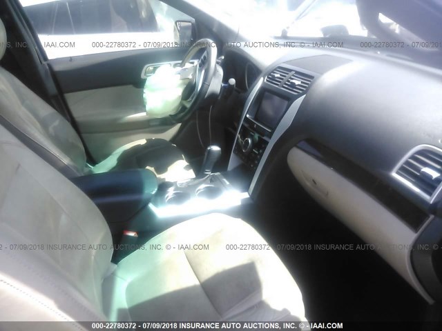 1FM5K7F95DGB63220 - 2013 FORD EXPLORER LIMITED 蓝色 照片 5