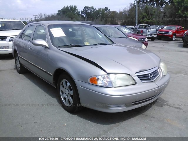 1YVGF22C125287218 - 2002 MAZDA 626 LX GRAY photo 1