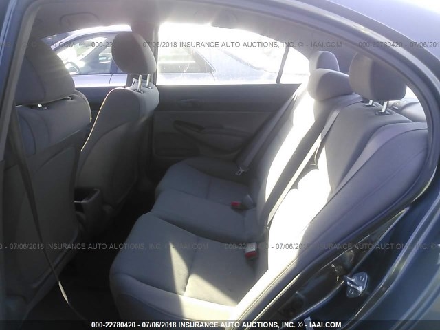 19XFA1F36AE020762 - 2010 HONDA CIVIC VP GRAY photo 8