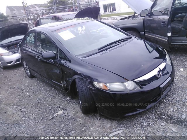 2HGFA16979H504221 - 2009 HONDA CIVIC EXL 黑色 照片 1