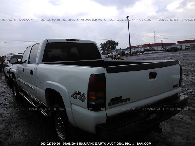 1GTHK23153F109536 - 2003 GMC SIERRA K2500 HEAVY DUTY WHITE photo 3