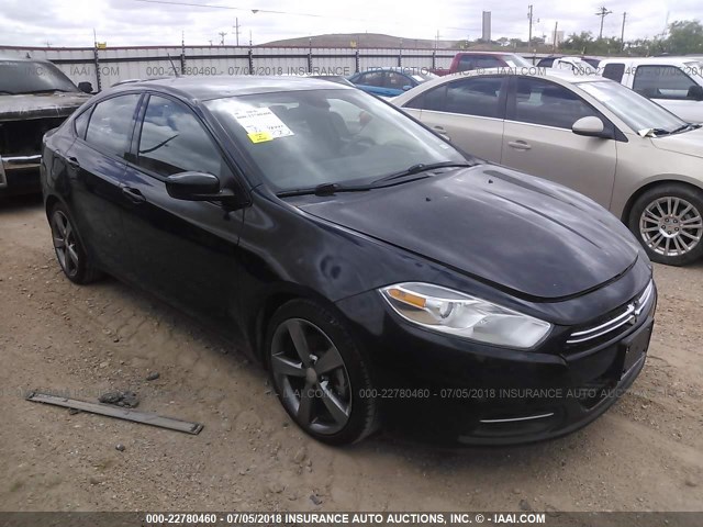 1C3CDFDH3FD345341 - 2015 DODGE DART SE AERO BLACK photo 1