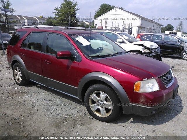 1FMDK05115GA71215 - 2005 FORD FREESTYLE SEL RED photo 1