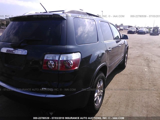 1GKEV23777J140969 - 2007 GMC ACADIA SLT-1 BLACK photo 4