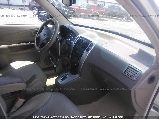 KM8JN12DX6U263668 - 2006 HYUNDAI TUCSON GLS/LIMITED 金色 照片 5