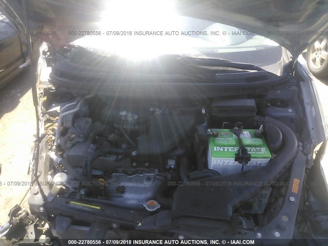 JN8AS58V68W408009 - 2008 NISSAN ROGUE S/SL GRAY photo 10