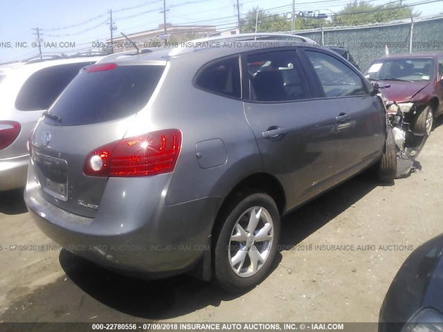 JN8AS58V68W408009 - 2008 NISSAN ROGUE S/SL GRAY photo 4