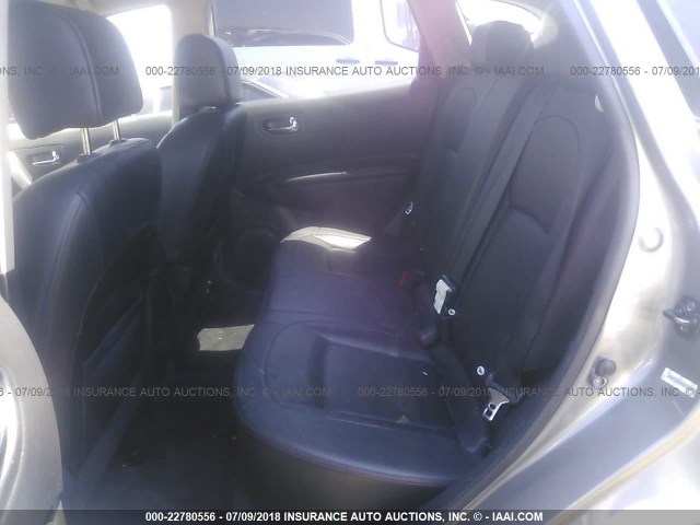 JN8AS58V68W408009 - 2008 NISSAN ROGUE S/SL GRAY photo 8