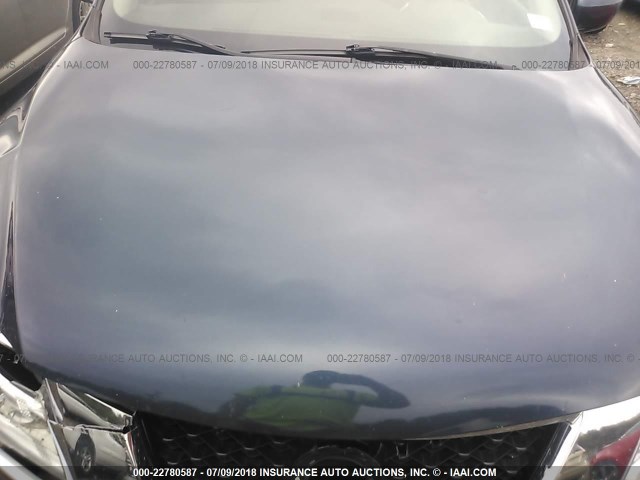 5N1AR2MN1EC728889 - 2014 NISSAN PATHFINDER S/SV/SL/PLATINUM BLUE photo 10