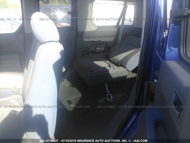 5J6YH28554L028785 - 2004 HONDA ELEMENT EX BLUE photo 8