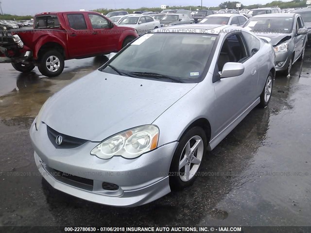 JH4DC53052C036817 - 2002 ACURA RSX TYPE-S SILVER photo 2
