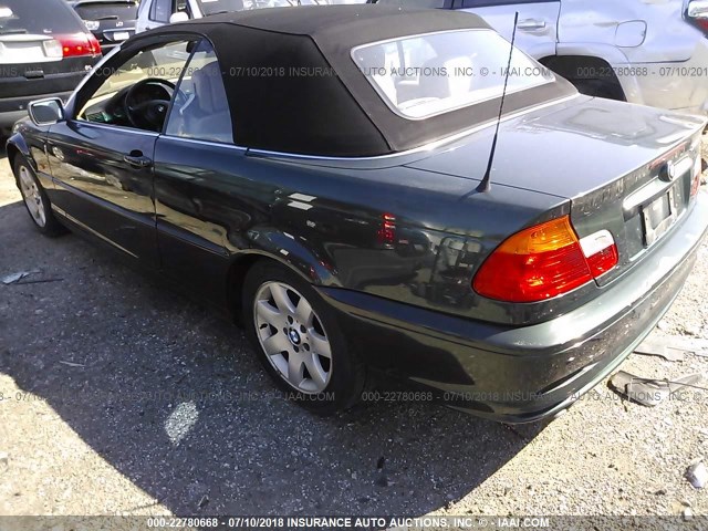 WBABR3344YEA82733 - 2000 BMW 323 CI GREEN photo 3